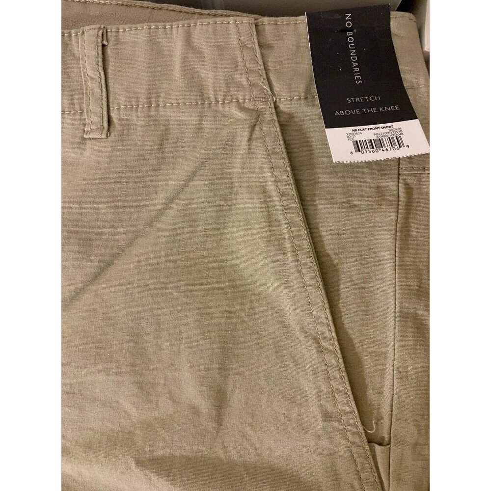 No Boundaries Men's Sz 44‎ Stretch Flat Front Shorts (Above the Knee) Fray Hem